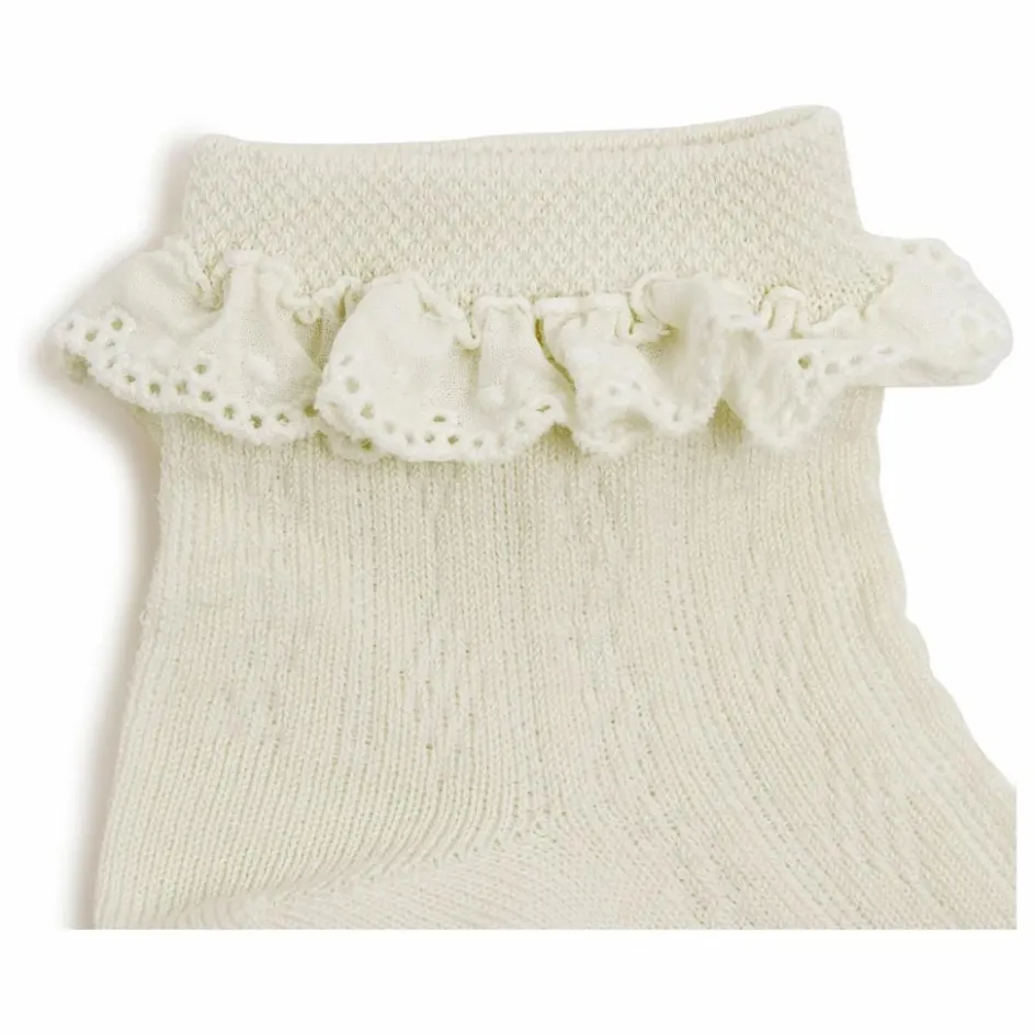 Best Collégien Chaussettes Marie-Antoinette | Blanc cassé