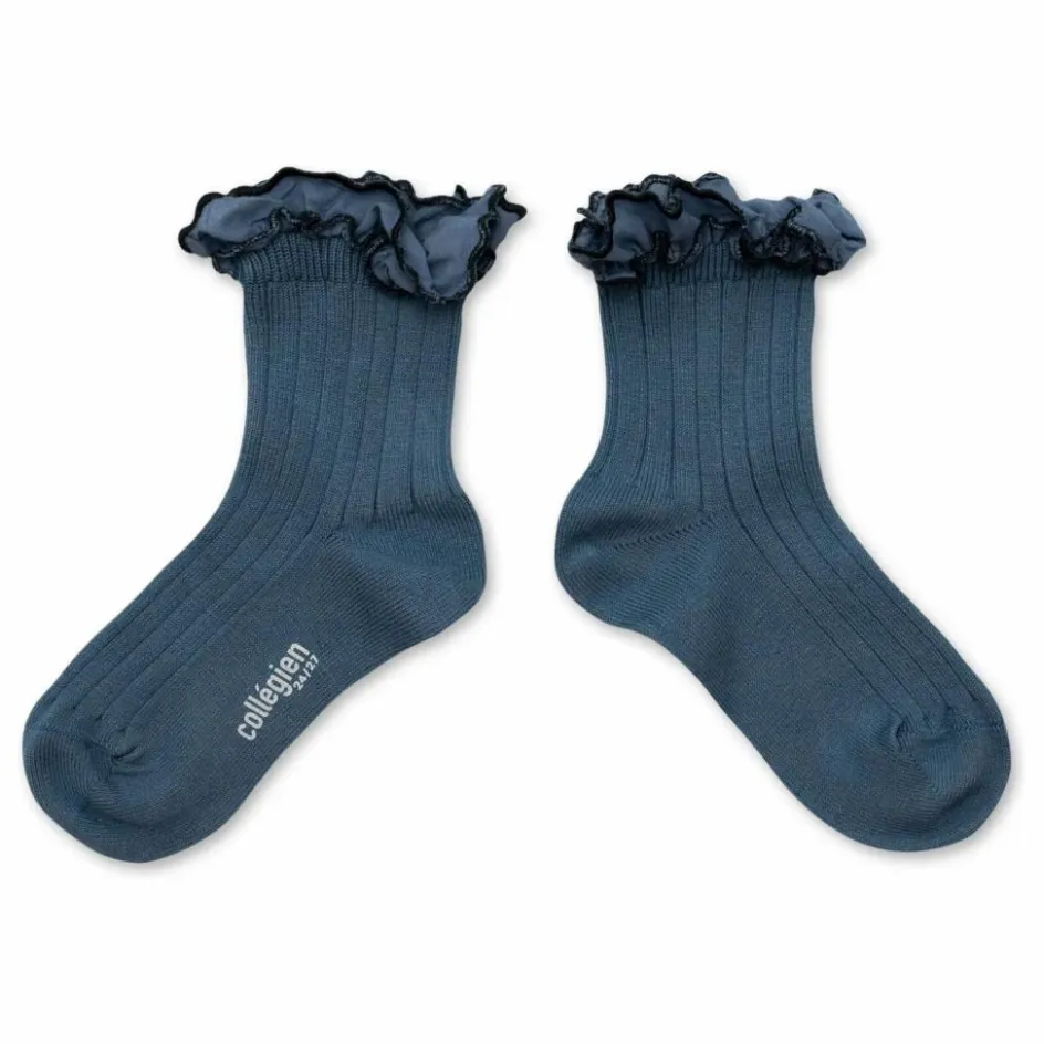 Collégien Chaussettes Suzanne | Bleu foncé
