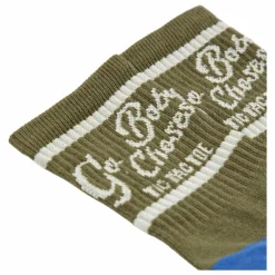 Sale Bobo Choses Chaussettes Tic Tac Toe Coton Bio | Vert kaki