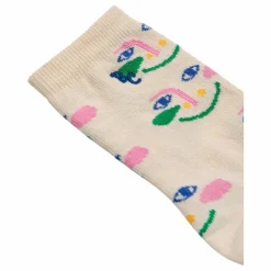 Hot Bobo Choses Chaussettes Visages | Ecru