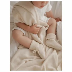 New Main Sauvage Chaussons en alpaga | Ecru