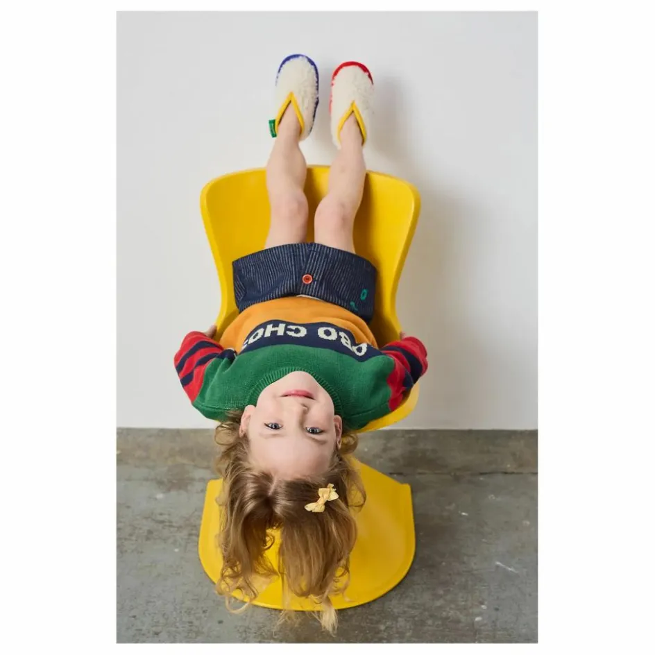 Outlet BINIBAMBA Chaussons en laine mérinos - x Bobo Choses Multicolore