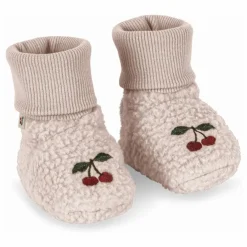 Konges Sløjd Chaussons Façon Sherpa Safa Cerises || Chaussons|Cadeau De Naissance