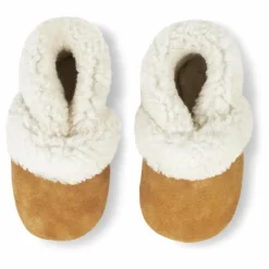 Clearance Petit Nord Chaussons Fourrés Shearling Bootie | Cognac