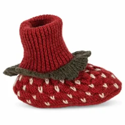 Chaussons Fraises Laine Mérinos | Chaussons