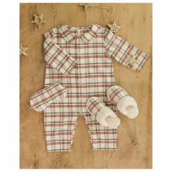Best Rylee + Cru Chaussons Holiday Flannel | Ecru