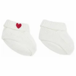 Discount Chaussons Maille Cœur Coton Bio | Chaussons