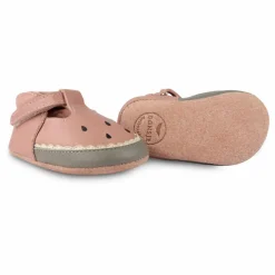 Outlet Donsje Chaussons Nanoe Pastèque Cuir | Rose