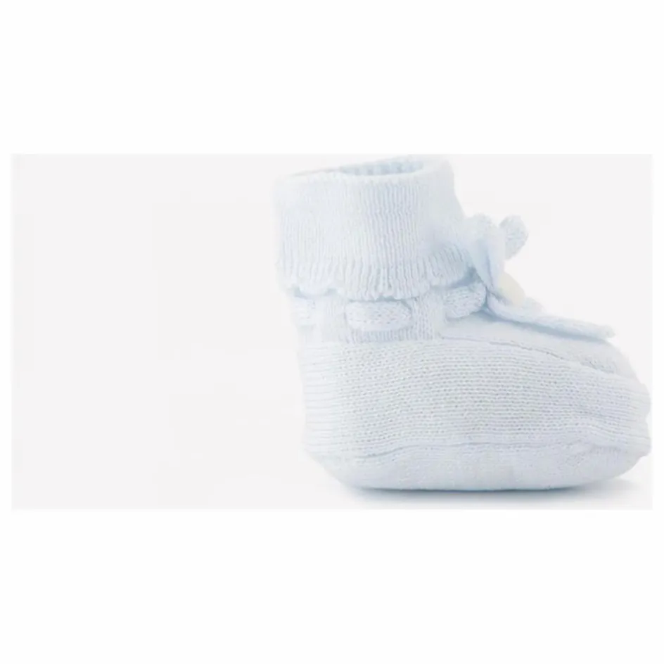Discount Tartine et Chocolat Chaussons Nœuds | Bleu ciel