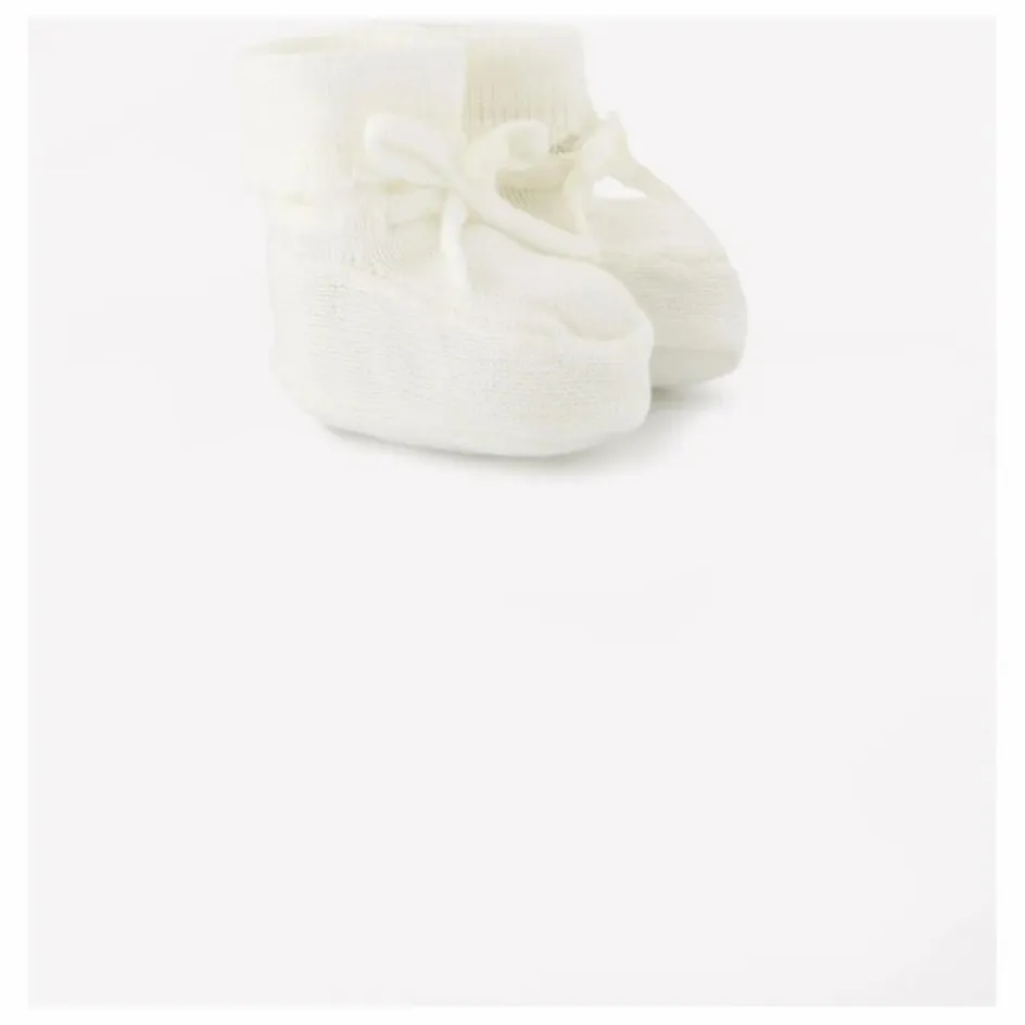 Clearance Tartine et Chocolat Chaussons Nœuds | Ecru