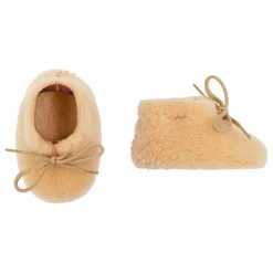 New ILDA'S sheep Chaussons Peau Lainée Mérinos - Collection Bébé | Beige