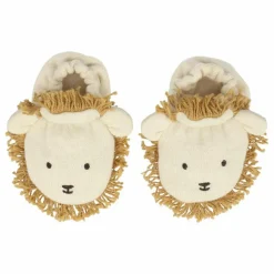 Meri Meri Chaussons*Chaussons pour bébé Lion en coton bio |