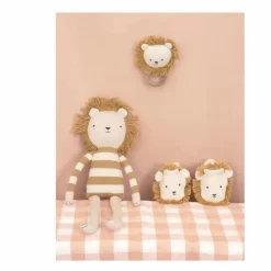 Meri Meri Chaussons*Chaussons pour bébé Lion en coton bio |