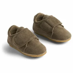 Outlet Wheat Chaussons Sasha Velours Côtelé | Marron
