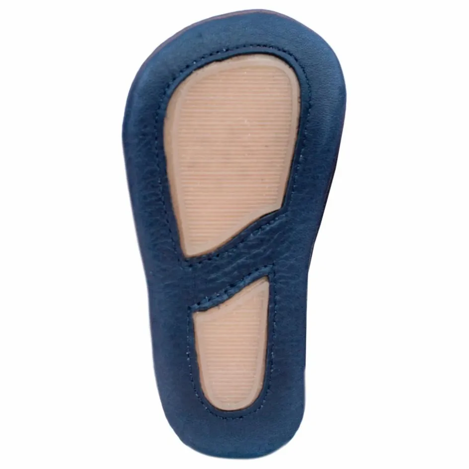 Sale Poppée Chaussons T-Bar Minimilton | Bleu marine