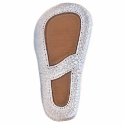 New Poppée Chaussons T-Bar Minimilton | Argenté