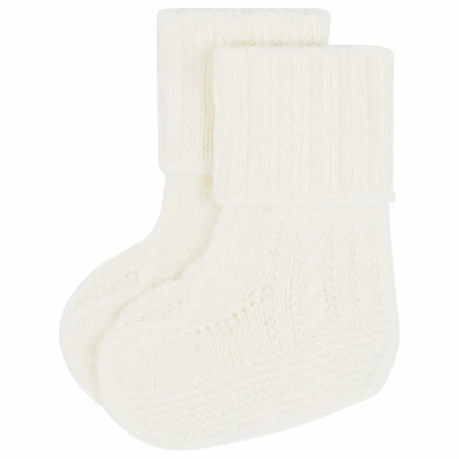 Bompard Chaussons Torsades Cachemire ||Enfant Chaussons
