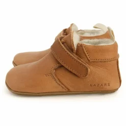 Sale Lazare Chaussons Ultra Souples Fourrés Achille | Marron