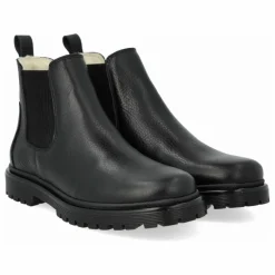 Clearance Angulus Chelsea Boots Fourrées | Noir