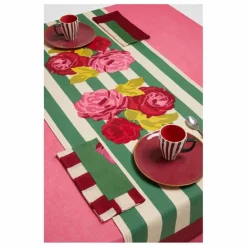 Lisa Corti Chemin de table Nizam Stripes || Linge De Table|Art De La Table