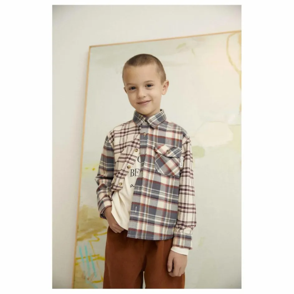 the new society Chemise Alex Coton Bio ||Enfant T-Shirts, Chemises|T-Shirts, Chemises
