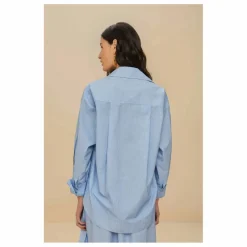 Farm Rio Chemise Banana Cocina Rayée ||Femme Blouses, Chemises