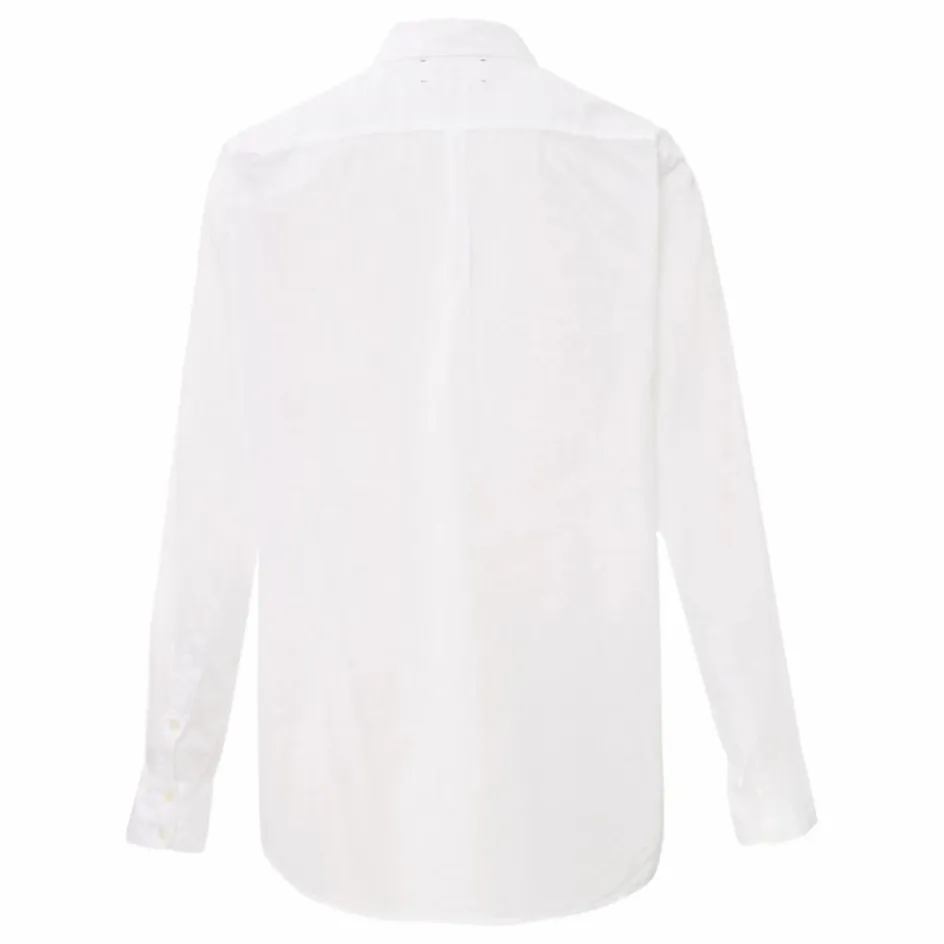 Online Xirena Chemise Beau Popeline de Coton | Blanc