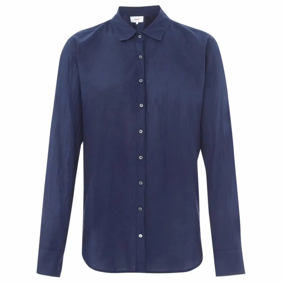New Xirena Chemise Beau Popeline de Coton | Bleu marine