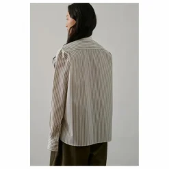 Femme Soeur Blouses, Chemises*Chemise Bermudes Rayée Coton Bio |