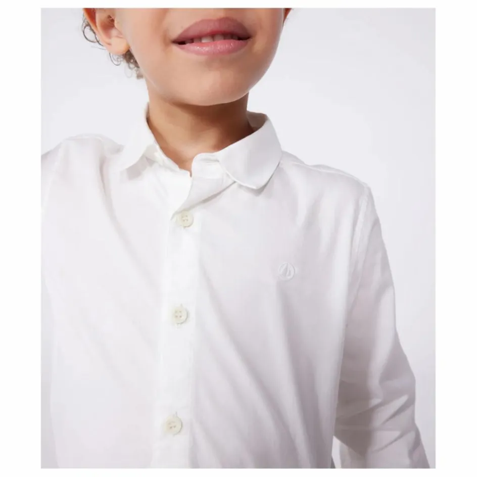 Online Petit Bateau Chemise Beyond Coton Bio | Blanc