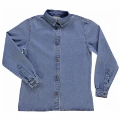 Outlet Poudre Organic Chemise Capucine Denim - Collection Femme | Light Blue