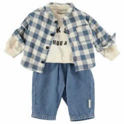 Enfant Piupiuchick T-Shirts, Chemises|T-Shirts, Chemises*Chemise Carreaux Coton Bio |