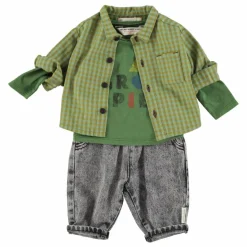 Piupiuchick Chemise Carreaux Coton Bio ||Enfant T-Shirts, Chemises|Blouses, T-Shirts