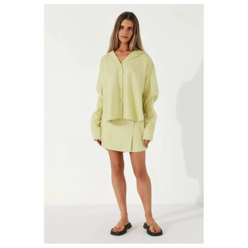 Zulu & Zephyr Chemise Celery Lin ||Femme Blouses, Chemises