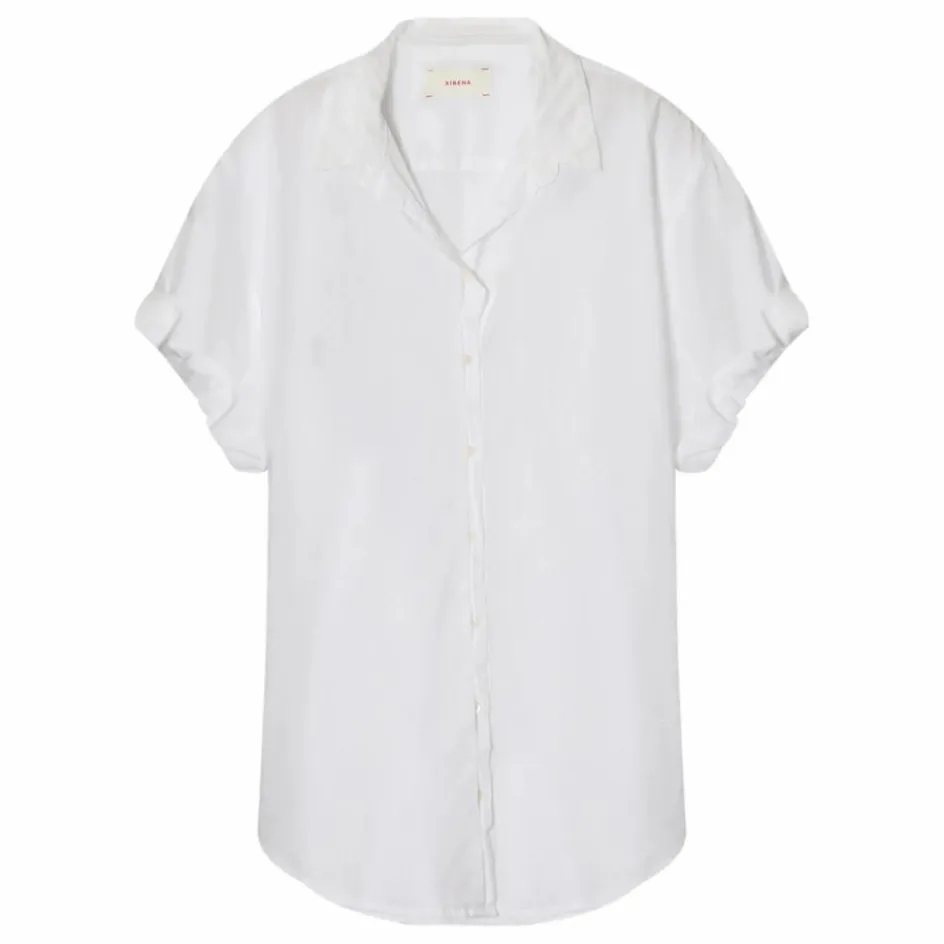 Best Xirena Chemise Channing Popeline de Coton | Blanc