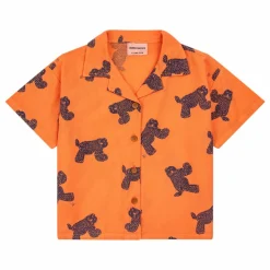 Sale Bobo Choses Chemise Chat | Orange