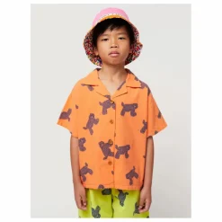 Sale Bobo Choses Chemise Chat | Orange