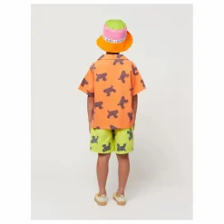 Sale Bobo Choses Chemise Chat | Orange