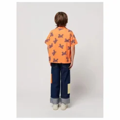Sale Bobo Choses Chemise Chat | Orange