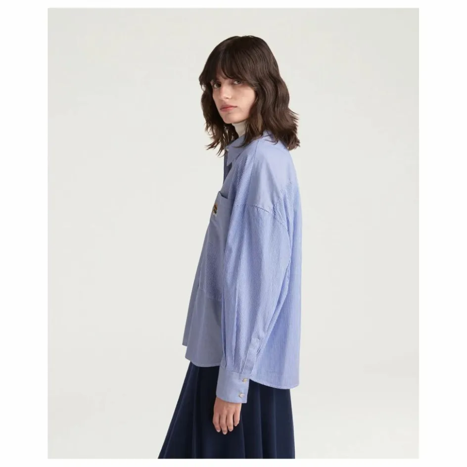 Femme Momoni Blouses, Chemises*Chemise Claire Rayée Popeline de Coton |