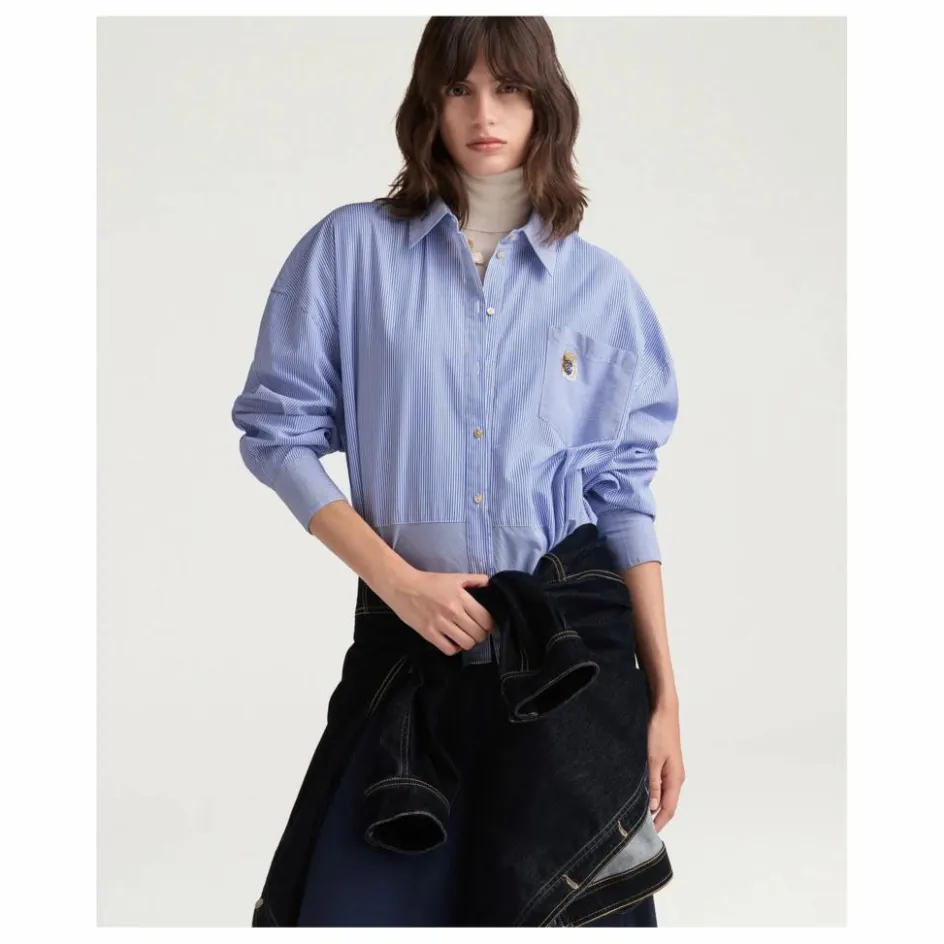 Femme Momoni Blouses, Chemises*Chemise Claire Rayée Popeline de Coton |