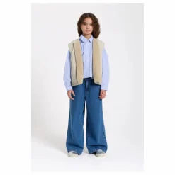 Best Smallable Kid Chemise Courte Clara Rayée | Bleu Clair