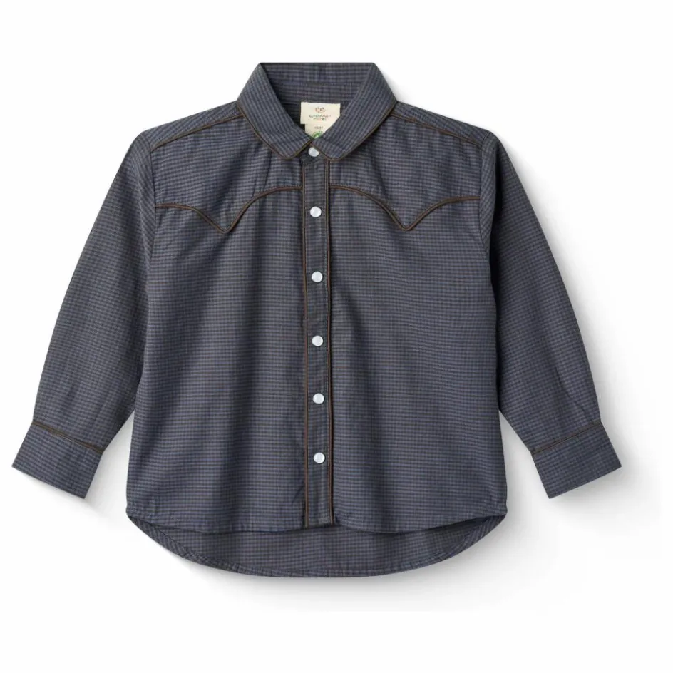 Copenhagen Colors Chemise Cowboy Coton Bio | Bleu marine