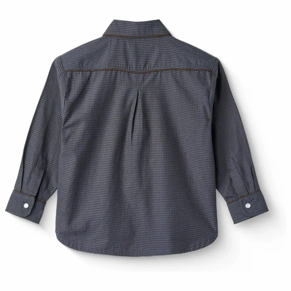 Copenhagen Colors Chemise Cowboy Coton Bio | Bleu marine
