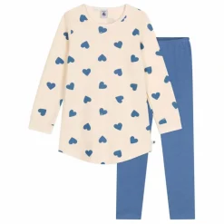Petit Bateau Chemise de Nuit Molleton Cœurs ||Enfant Nuit, Sous-Vêtements