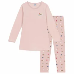 Enfant Petit Bateau Nuit, Sous-Vêtements*Chemise de Nuit Velours et Legging |