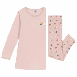 Enfant Petit Bateau Nuit, Sous-Vêtements*Chemise de Nuit Velours et Legging |