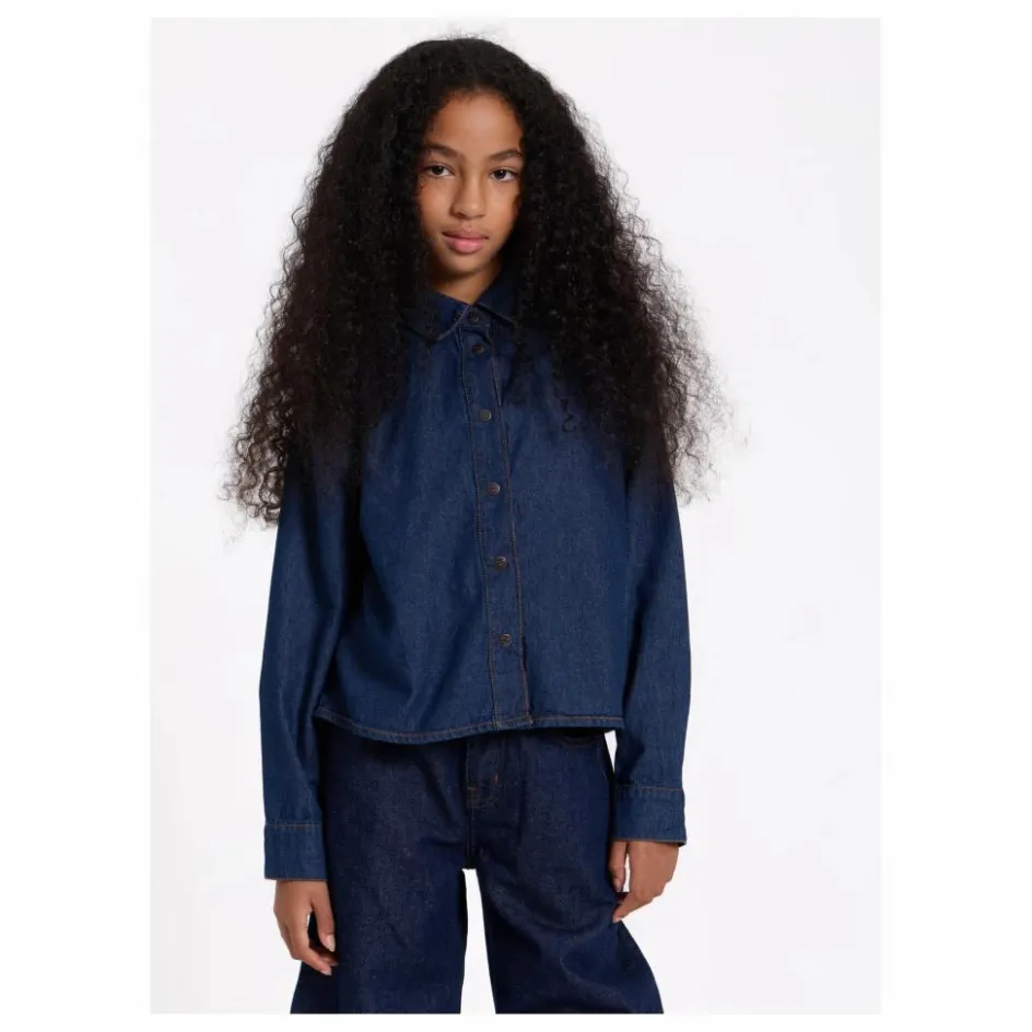 Outlet Chemise Denim Courte Crush | Enfant Blouses, T-Shirts|Blouses, T-Shirts