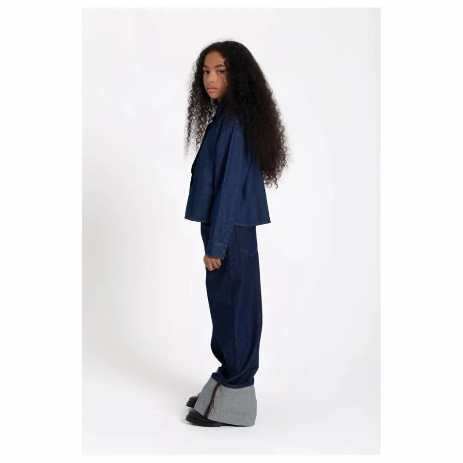 Outlet Chemise Denim Courte Crush | Enfant Blouses, T-Shirts|Blouses, T-Shirts