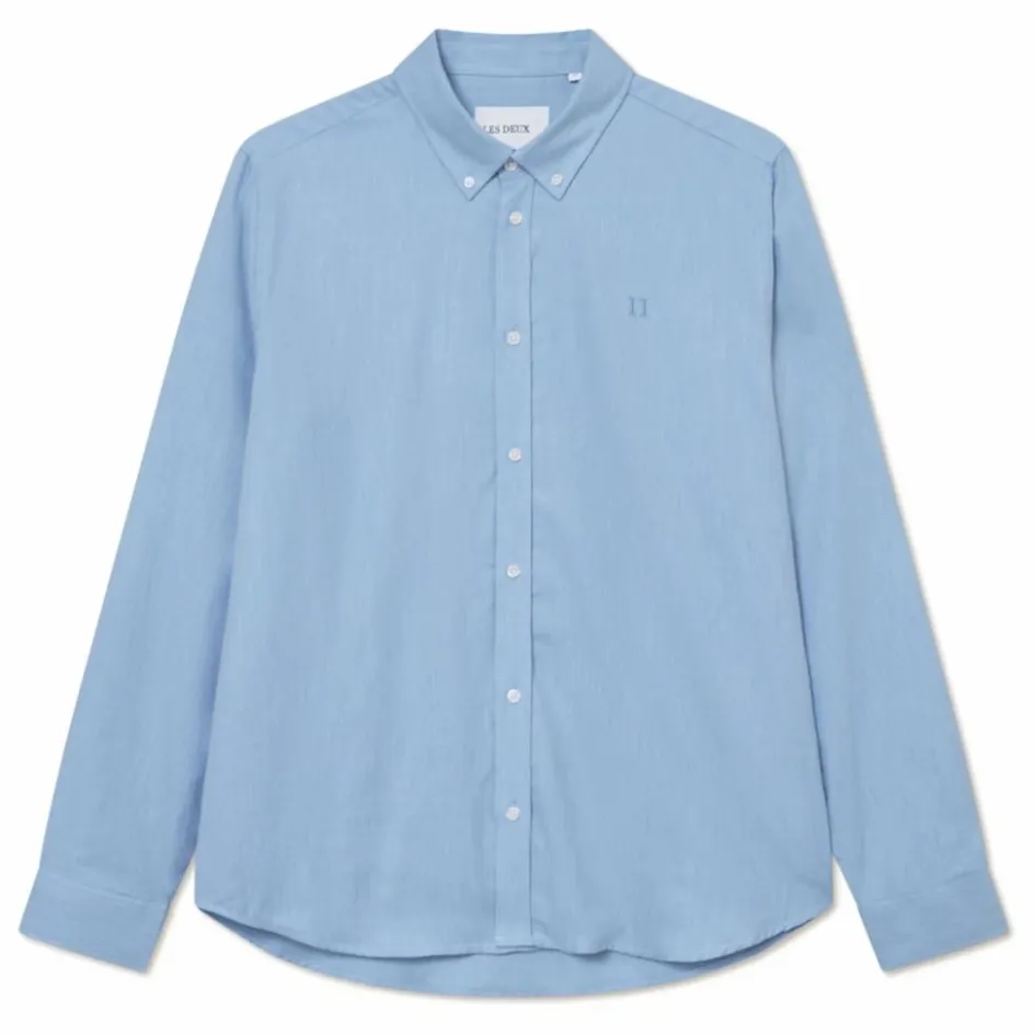 Clearance Les Deux Chemise Desert Reg | Bleu